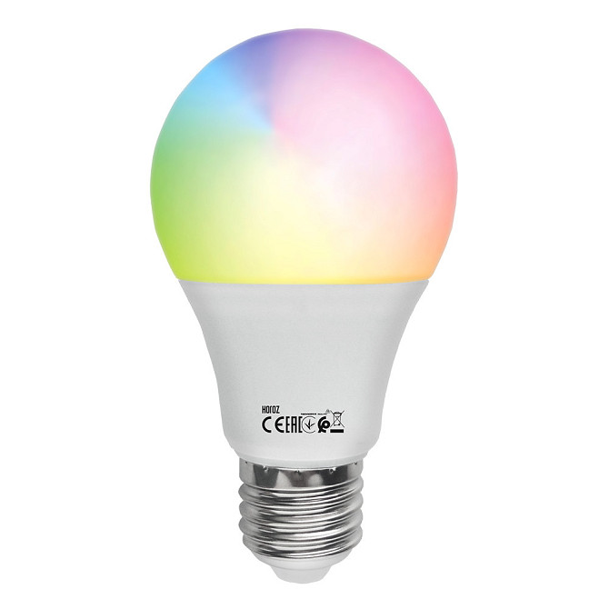 Світлодіодна лампа різнокольорова управління з телефону 9W RGB+2700K-6500K HOROSCOPE Київ - фото 1