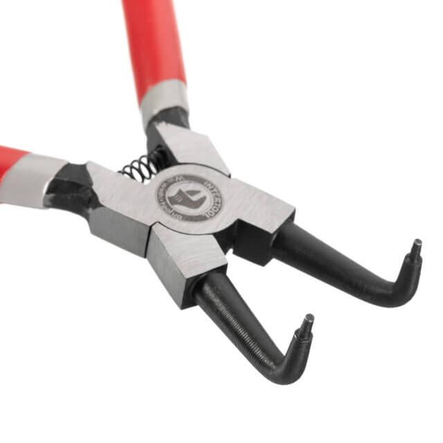 Щипці вигнуті INTERTOOL HT-7006, 150 мм - для внутрішнього монтажу кілець Львів - фото 3