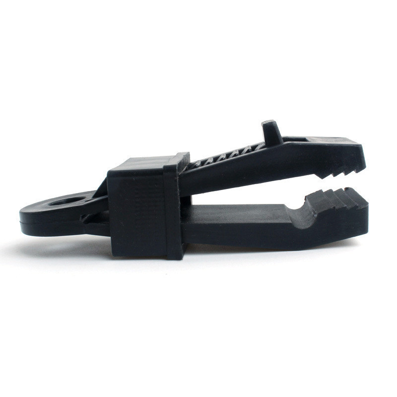 Затискачі для тенту 5 шт, прищіпки-крокодили для брезенту з отвором, пластикові кріплення Київ - фото 5