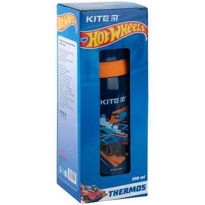 Поильник-непроливайка Kite Термос 350 мл, Hot Wheels (HW24-301) Винница