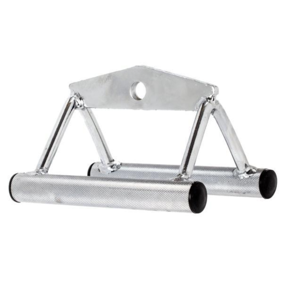 Ручка для тяги York Fitness подвійна (вузький паралельний хват), хром Киев