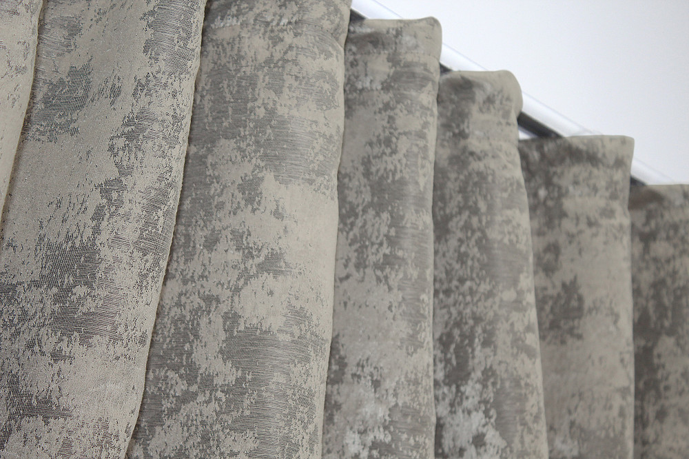 Кухонные шторы VR-Textil № 073к с ламбрекеном и подхватами розово-золотистый с бежевым 275х170 см (52-0380) Киев - изображение 5