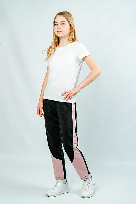Брюки для девочек, спортивные, двухнитка, топ Крохатушка одяг Киев - изображение 4