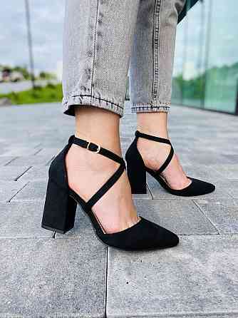 Seastar Босоніжки жіночі SEASTAR чорні (літо, еко-замша) (4114) Коломыя