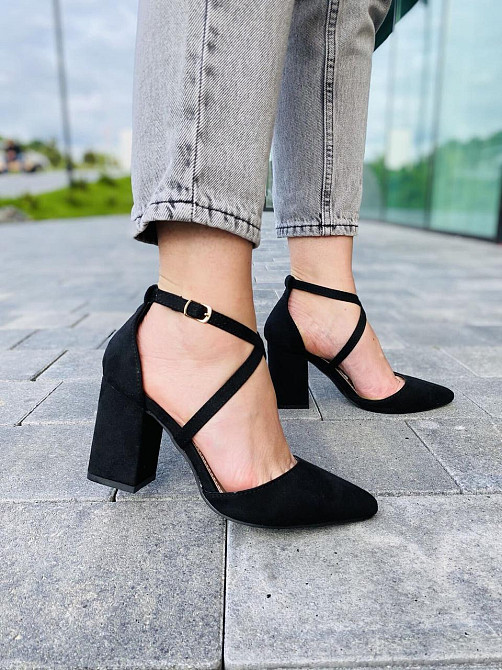 Seastar Босоніжки жіночі SEASTAR чорні (літо, еко-замша) (4114) Коломыя - изображение 2