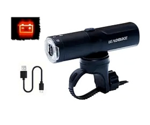 Велосипедний передній ліхтар Leadbike M03 400лм Type-C (6 режимів) Київ