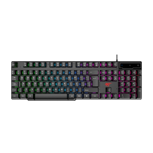 Клавіатура Havit HV-KB504L дротова USB з підсвічуванням чорний Житомир