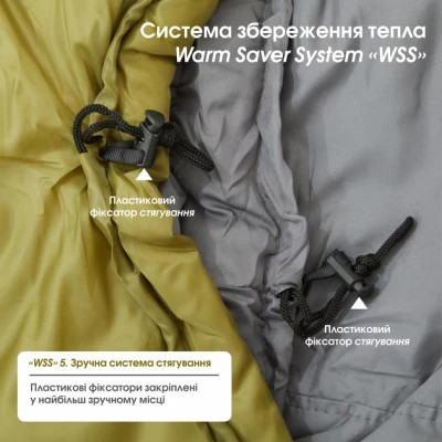 Спальний мішок Mousson RINGO R Olive (10163) Вінниця - фото 3