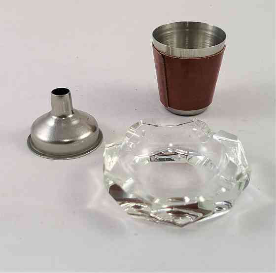 Подарочный Набор 5 в 1 Jack Daniel's ( фляга, лейка, рюмка, пепельница и кусачки для ногтей ) Днепр