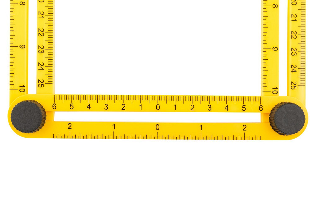 MASTERTOOL Шаблометр MASTERTOOL 250х120 мм пластиковий 30-3525 Коломия - фото 8