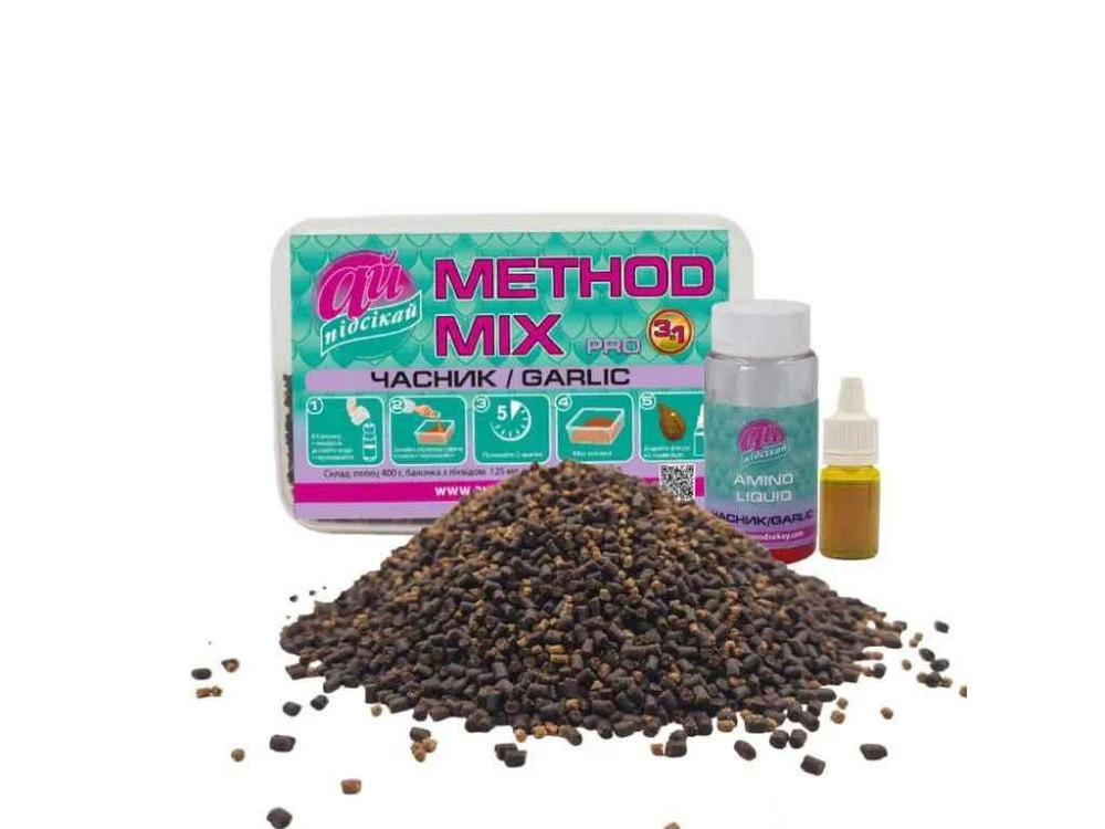 Принада в гранулах Method Mix ЧАСНИК ( 3 в1) ТМ АЙ ПОДСЕКАЙ Киев - изображение 1