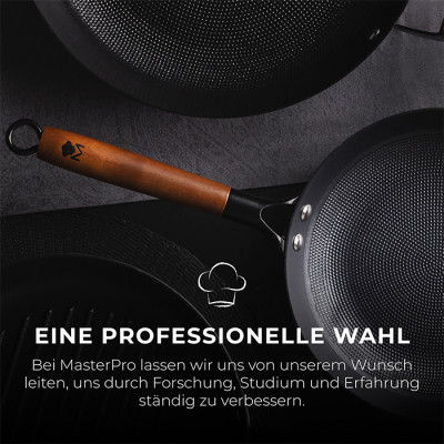 Набір сковорідок MasterPro Odin, 20/24 см чавун (BGKIT-0083) Вінниця - фото 4