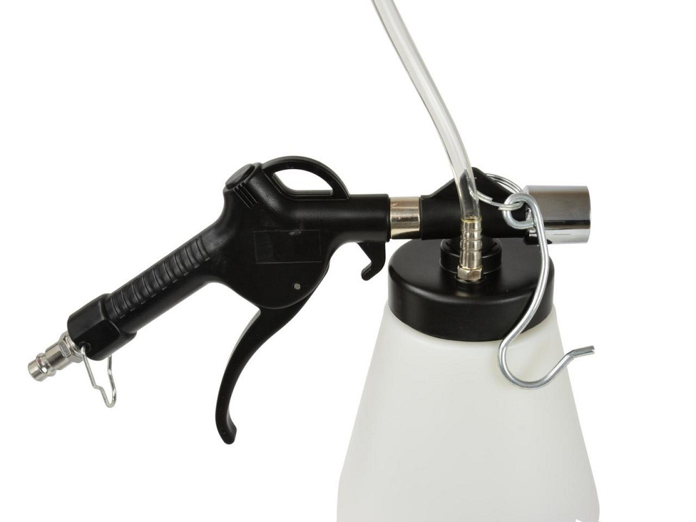 Набір для прокачування гальмівних систем автомобіля (пневматичний) "GeKo" з 4 перехідниками Київ - фото 4