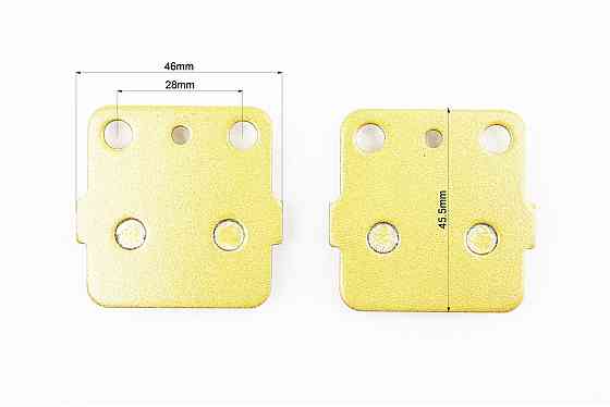 Гальмівні колодки (дискові) Honda ATC 250R / TRX 250 / TRX 420; KAWASAKI KX 80 / KX 100; HUSQVARNA CR 125; YAMAHA-YFS 200; SUZUKI RM100K3, к-кт жовті Київ