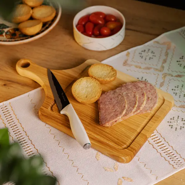 Кухонна обробна дошка дерев'яна 35×20 см з прямокутною основою C7W250350 Коломыя - изображение 3