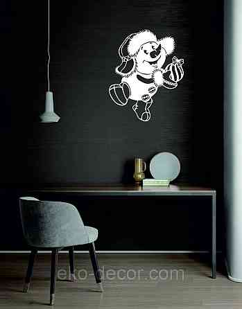 Декоративное настенное Панно «Снеговик», Декор на стену 110*89 см, Белый Киев