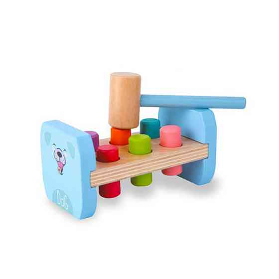 Дерев'яна іграшка стукачка "Собачка" MD 0839 молоток Собака Вінниця