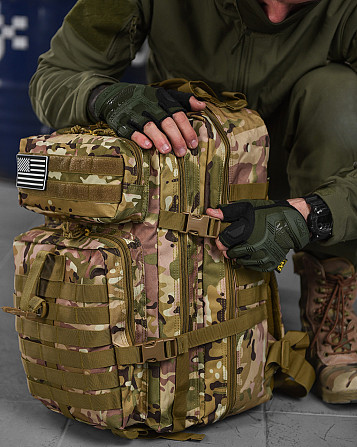 Тактический штурмовой рюкзак мультикам U.S.A 45 L Киев - изображение 19