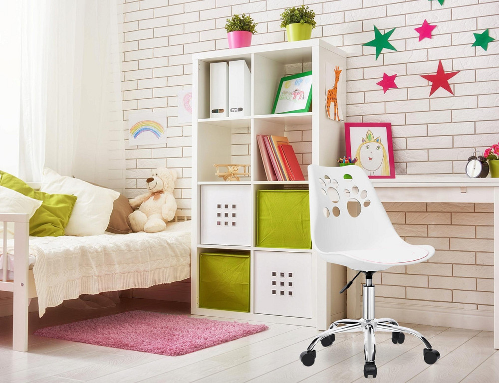 Кресло офисное компьютерное Bonro B-881 рабочее для компьютера офиса дома Белый Киев - изображение 7