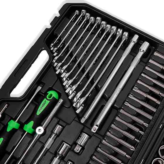 Професійний набір інструментів в кейсі Winso Pro 1/2", 1/4", 3/8" 72T, CR-V, 147од. Львів