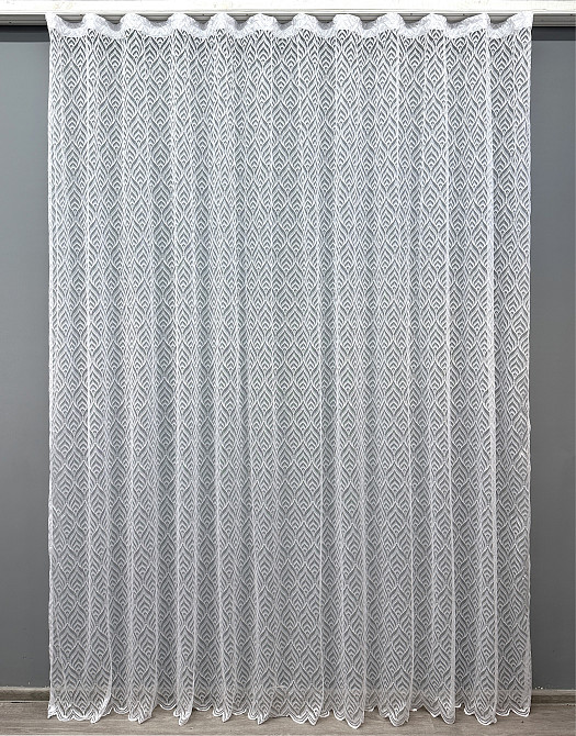 Тюль Гіпюр колір білий 1588т Київ - фото 7