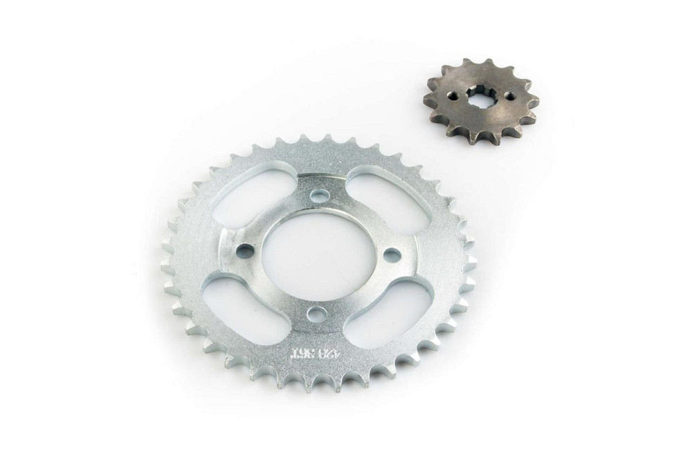 Зірки трансмісії (пара) мопед Дельта 428-14T + 428-36T Мукачево - фото 1