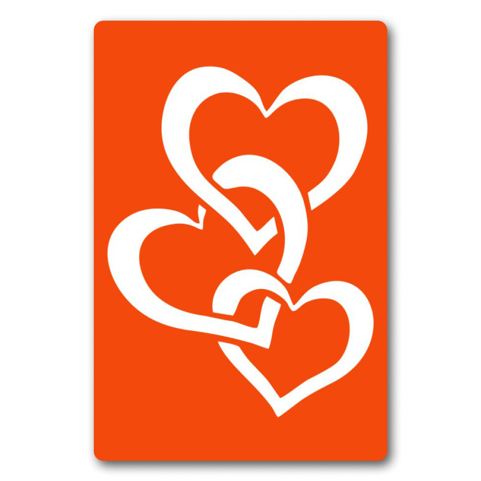 Трафарет для био-тату Сердечко c054-15*20см, размер 15х20 см Винница - изображение 1