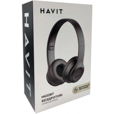 Наушники Havit HV-H632BT Black (HV-H632BT) Винница - изображение 6