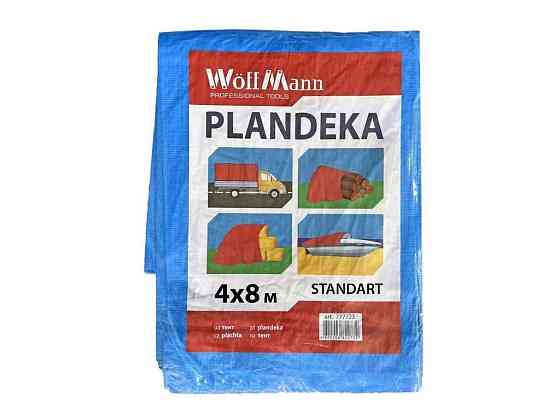 Тент будівельний 4х8м синій 45гр/м2 PLANDEKA STANDART арт.111148 ТМ WoffMann Solmir Київ