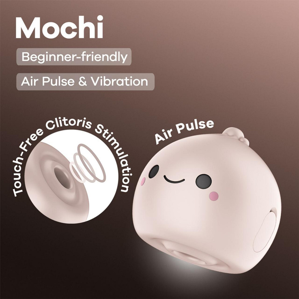 Вакуумний кліторальний стимулятор Satisfyer Mochi Beige Sex Aura Київ - фото 6