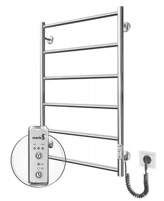 Електрична рушникосушарка Mario Класік F HP-I 800x530 TR K таймер-регулятор Київ - фото 1