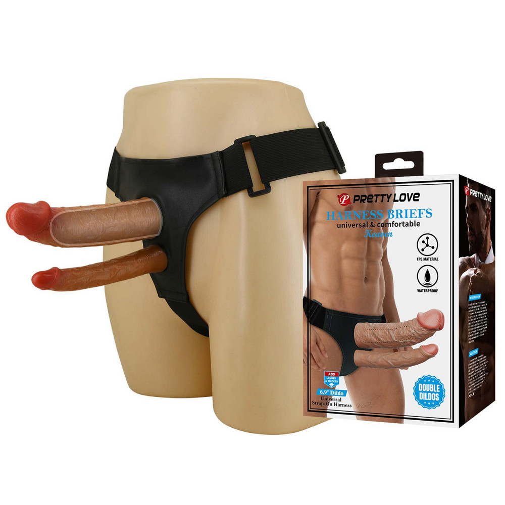 Страпон - Pretty Love Harness Briefs Strap on Kearen Sex Aura Киев - изображение 2