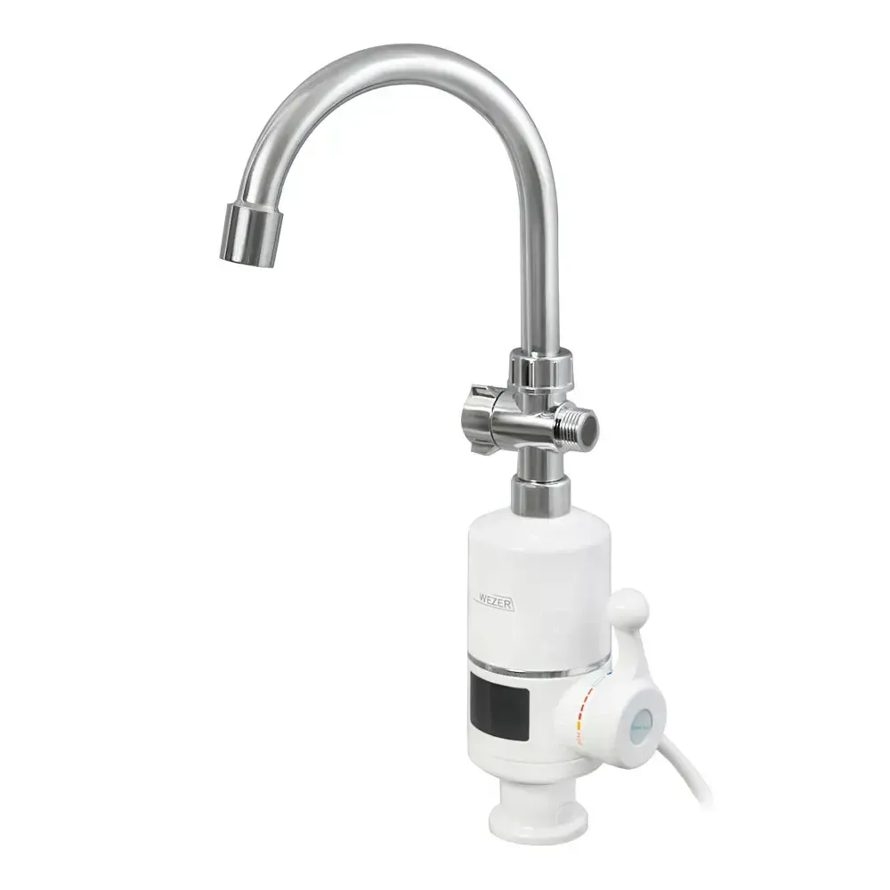 Проточний кран водонагрівач WEZER SDR-B05ST з душовою лійкою Київ - фото 3