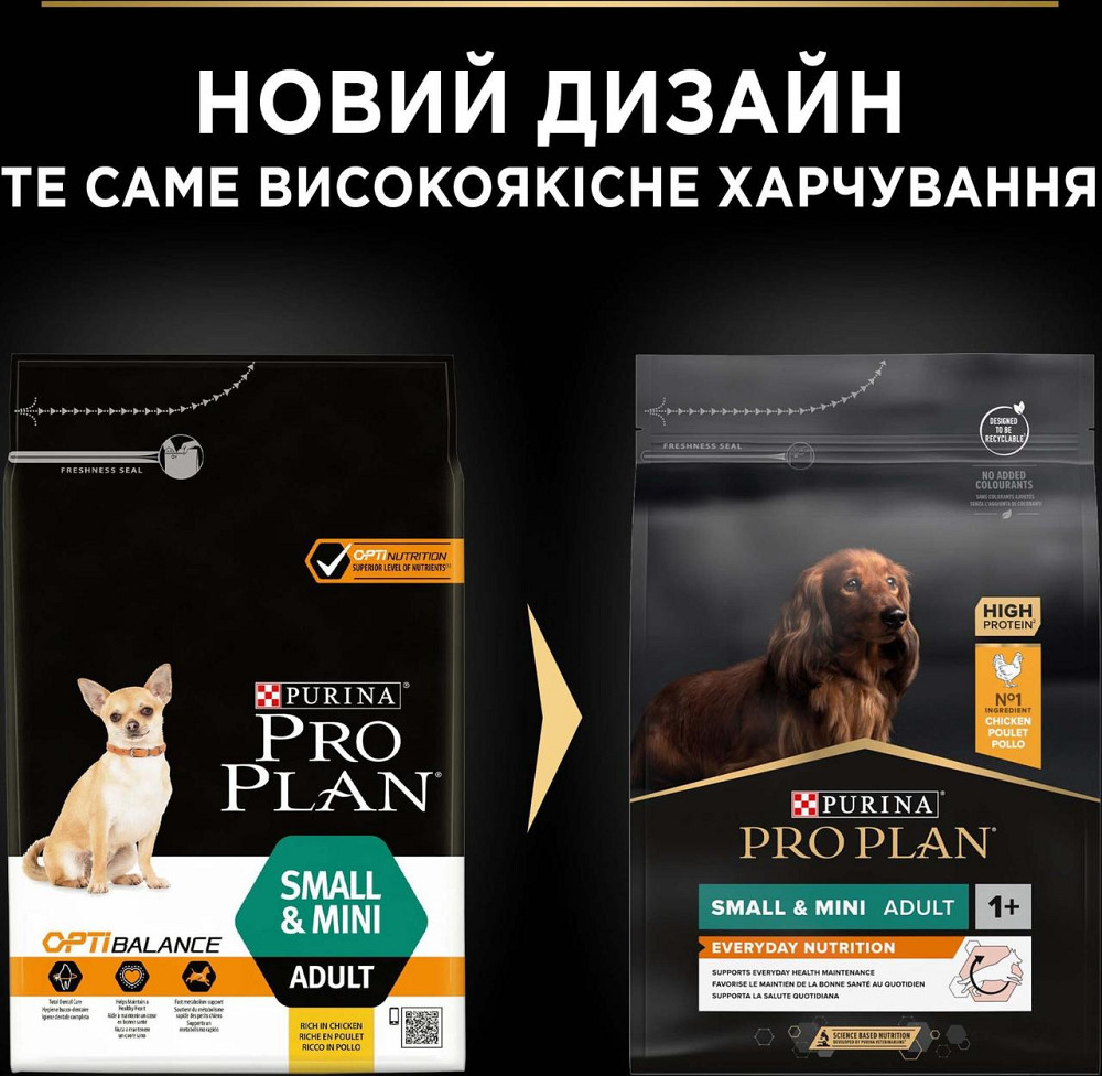 Сухой корм Pro Plan Small & Mini Everyday Nutrion для взрослых собак мелких пород с курицей 3 кг Винница - изображение 4