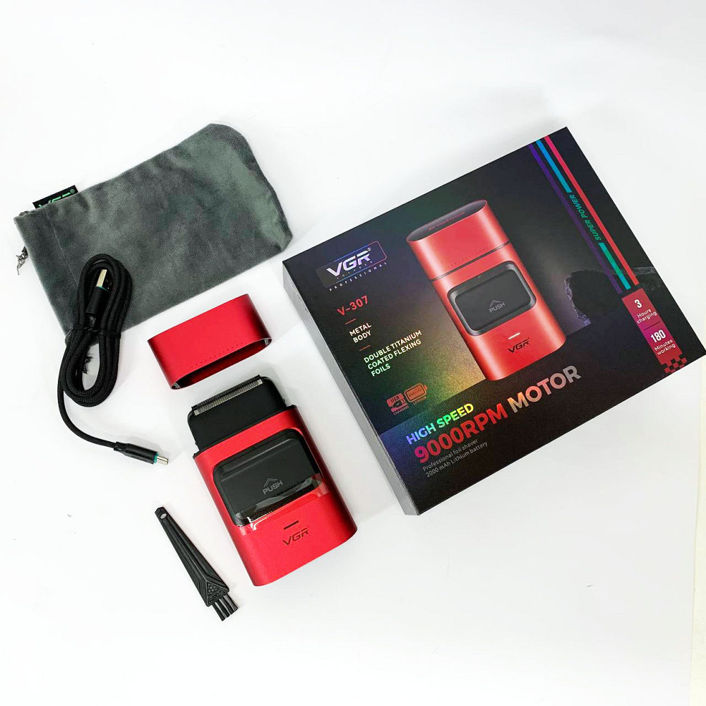 Универсальный аккумуляторный триммер для бороды VGR V-307, Хорошие электрические бритвы для бритья MI-80 Львов - изображение 12