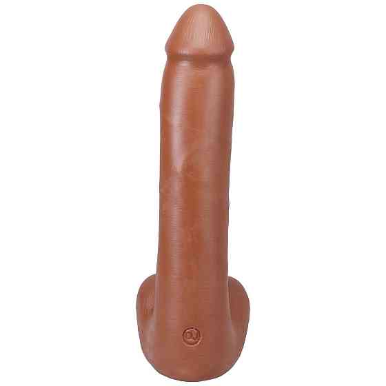 Фалоімітатор Doc Johnson The Realistic Cock ULTRASKYN - 9 Inch with Balls Caramel Sex Aura Київ