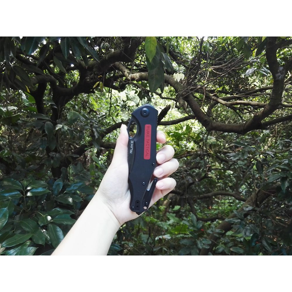 Ніж складаний мисливський Ruike M195, (10.8 см) D2 / G10 чорний Київ - фото 15