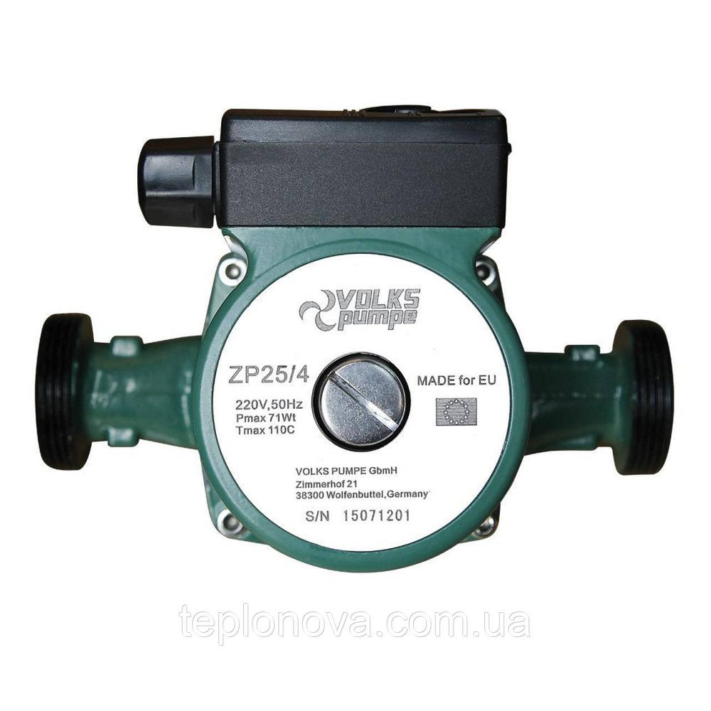 Насос циркуляційний VOLKS pumpe ZP25/4 130 мм + гайки Чернівці - фото 2