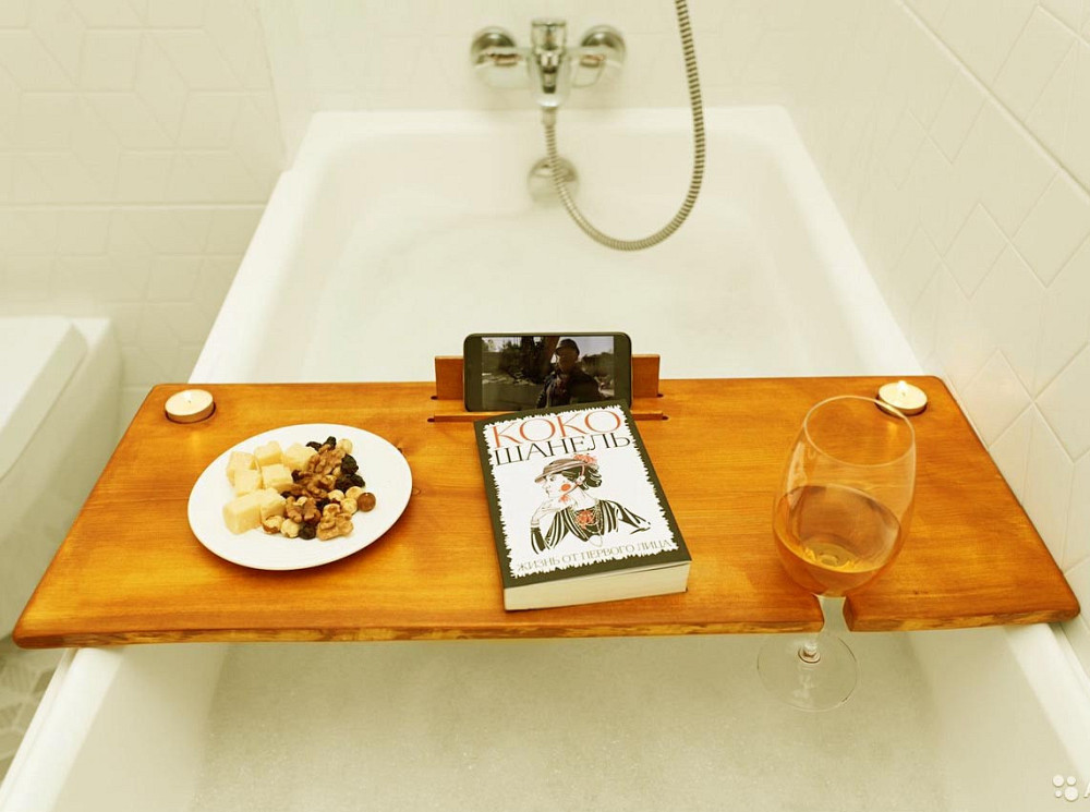 Столик полиця для ванної "Дума" каррі Миколаїв - фото 1