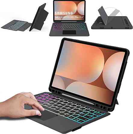 Фірмовий чохол-клавіатура Roofie для Samsung Galaxy Tab S10+ /S9+ Plus /Tab S9 FE+12.4 дюй SM-X810/S Дніпро