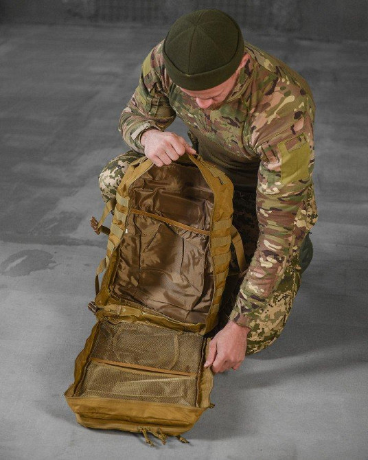 Тактичний штурмовий рюкзак-кайот USA 45 LUX 10-0!+ Одеса - фото 4
