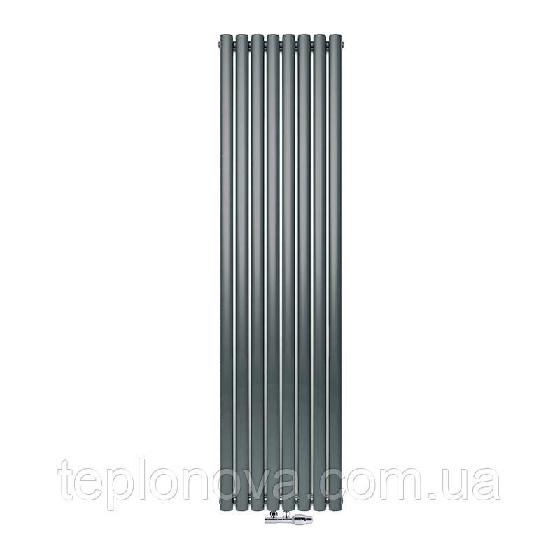 Дизайнерский радиатор IDEALE ADELE антрацит (универсальное подключение) 11 8/1800/472 Черновцы - изображение 1