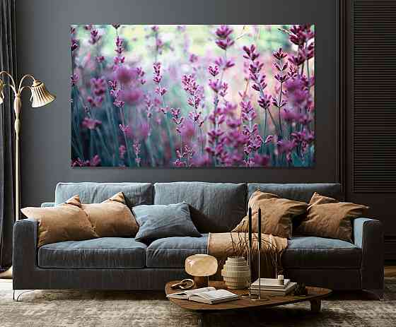 Картина полотно у вітальню/ спальню Лаванда MLP_137 60x100 см Київ