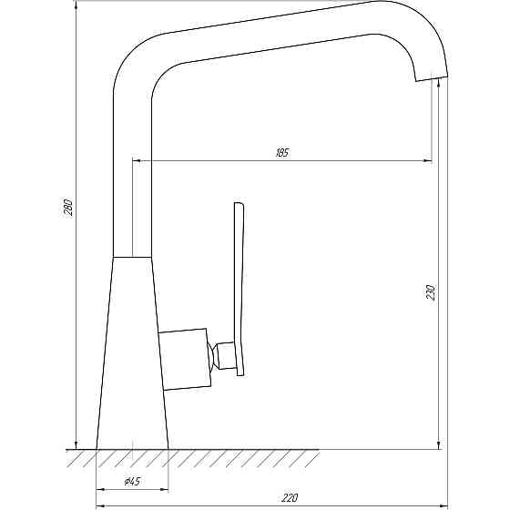 Змішувач для кухні TOPAZ TEEL TT 24401-H59-BB Тернопіль