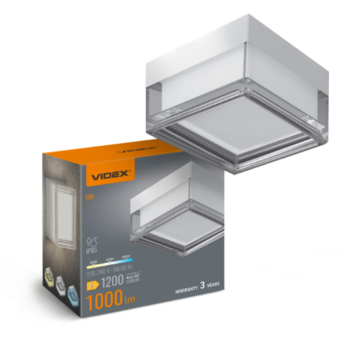 LED Світильник квадратний 9W білий VL-BHD02-09CWW Videx Житомир