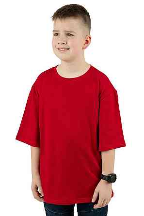 Футболка для чоловіків і хлопчиків оверсайз, біла, червона, електрик, чорна бавовняна, топ Київ