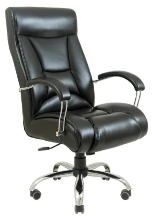 Офісне Крісло Керівника Richman Magistr Titan Black Хром М1 Tilt Чорний Київ