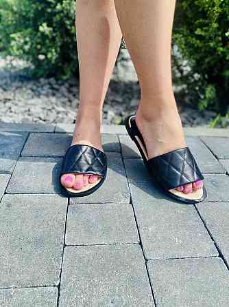 BENZ Шльопанці жіночі BENZ Di 53 чорні (літо, шкіра натуральна) (3989) Коломыя