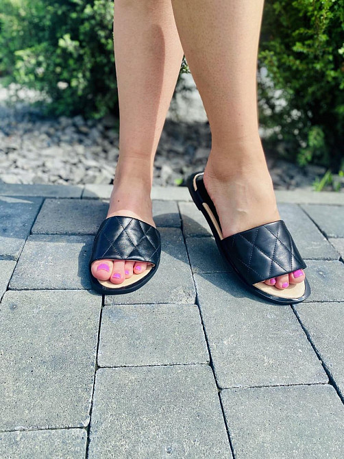 BENZ Шльопанці жіночі BENZ Di 53 чорні (літо, шкіра натуральна) (3989) Коломыя - изображение 3