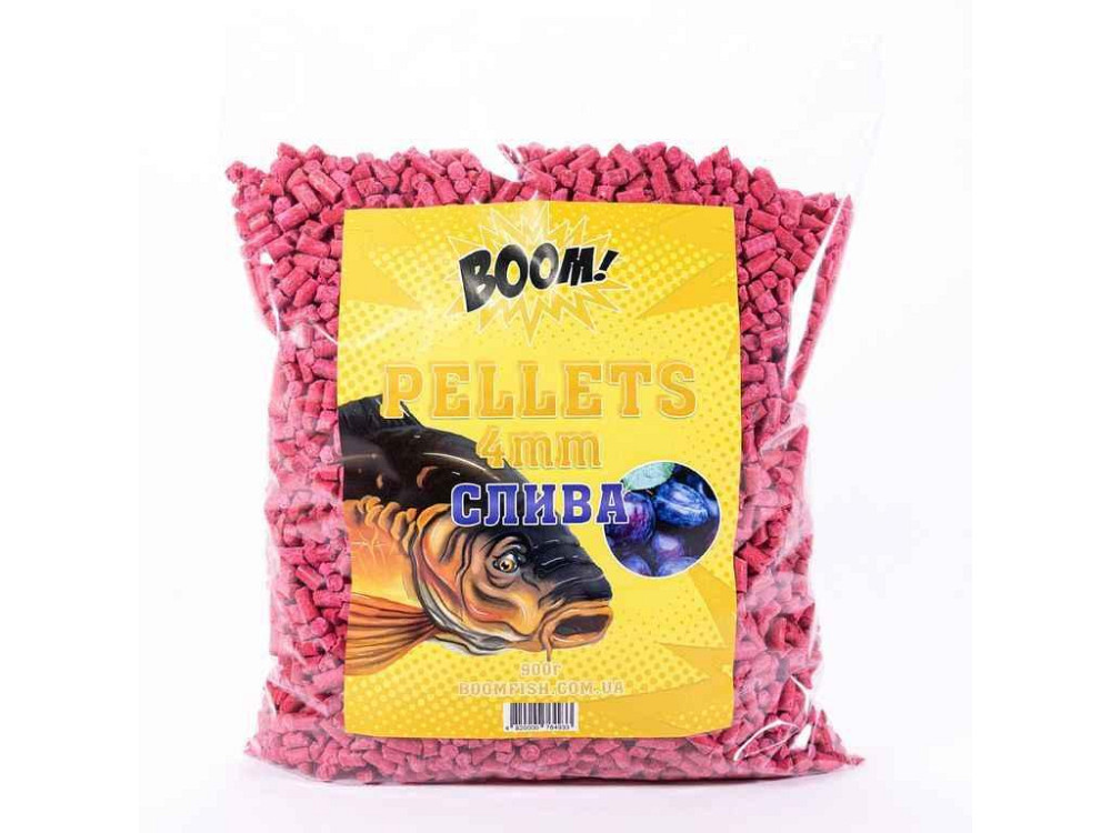 Пелетс Слива 900г 4мм ТМ BOOM Solmir Киев - изображение 1